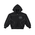 SIDERRA Chrome Seven Zip Hoodie – Black Edition