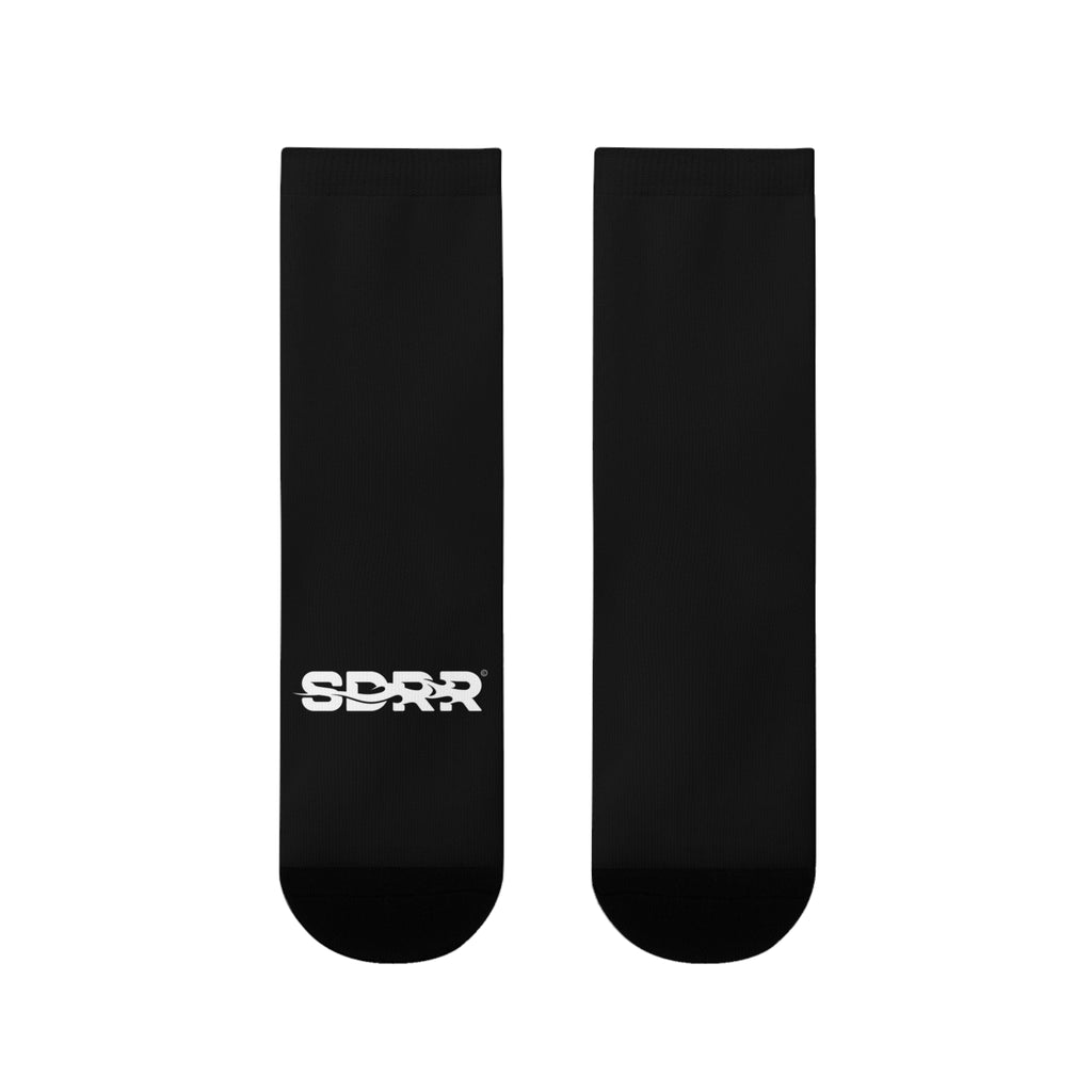 SDRR Performance Crew Socks – Black Edition