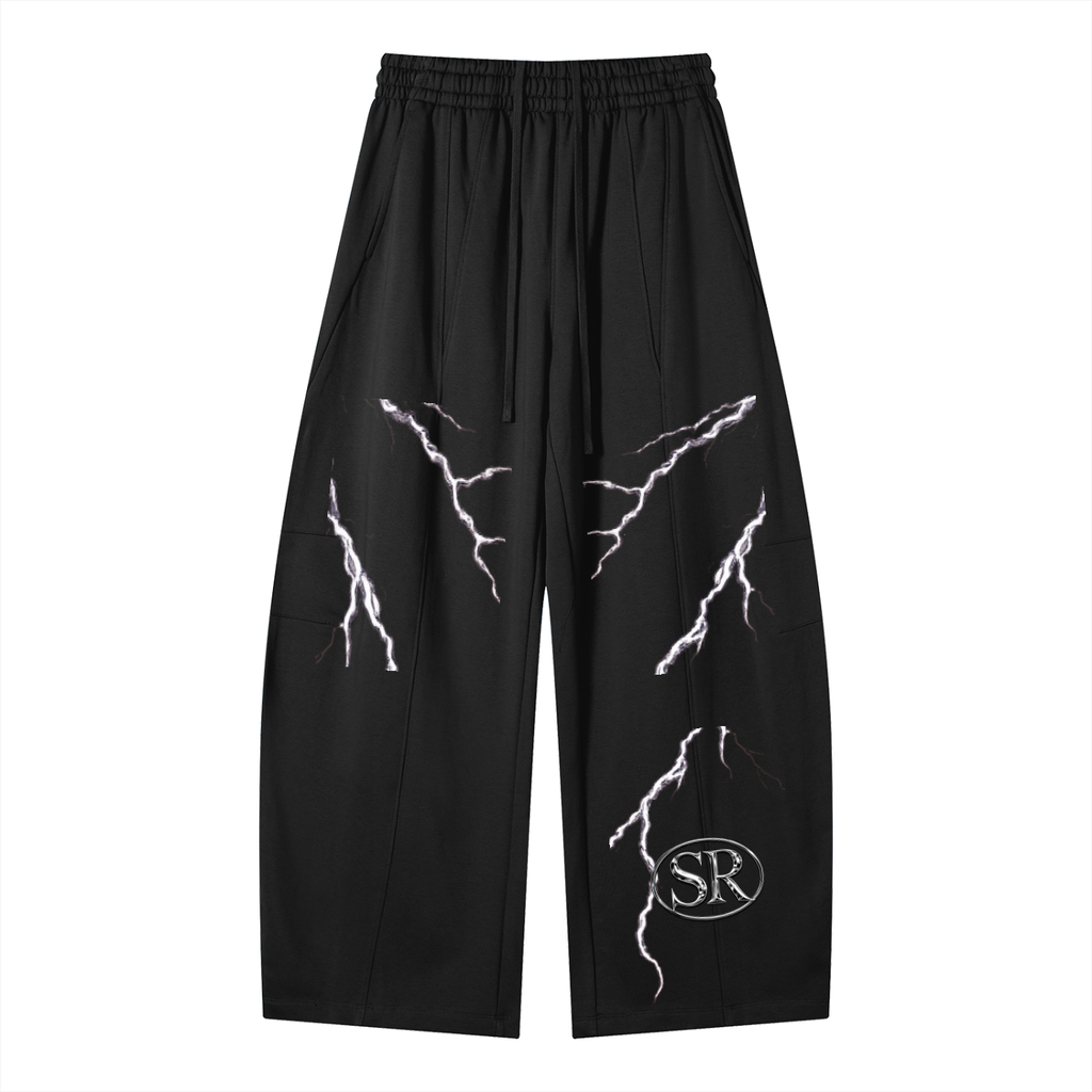 SR Lightning Wide Leg Sweatpants – Premium Heavyweight Streetwear Pants