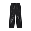 SIDERRA Chrome Flame Sweatpants – Black Edition