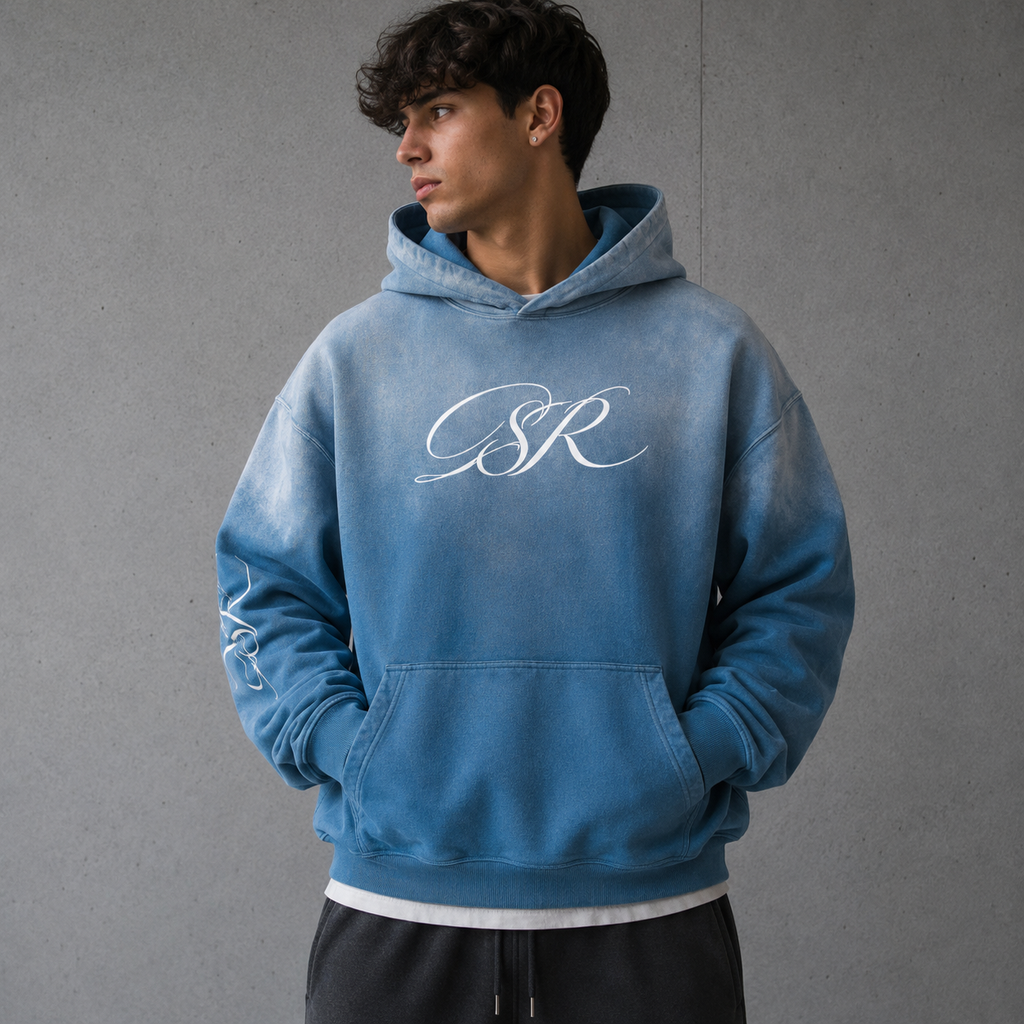 Heavyweight Sunfade Oversized Hoodie ODMPOD