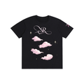 SUPER™ Pink Cloud Oversized Tee – Black Edition Unisex