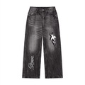 Men’s Vintage Wash Wide Leg Jeans ODMPOD